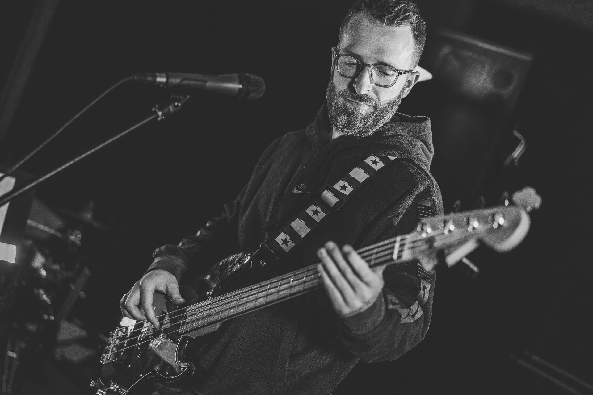 Robert Bucher on bass with Thursday Jam